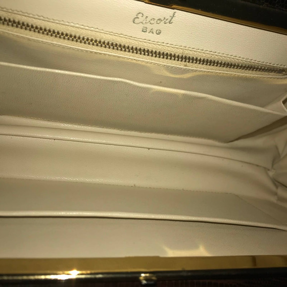 ESCORT 1950'S EXOTIC ALLIGATOR HANDBAG - Picture 3 of 9